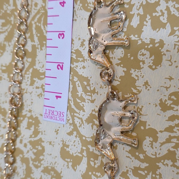 Vintage Gold Elephant Chain Belt 46" Long - Picture 9 of 9